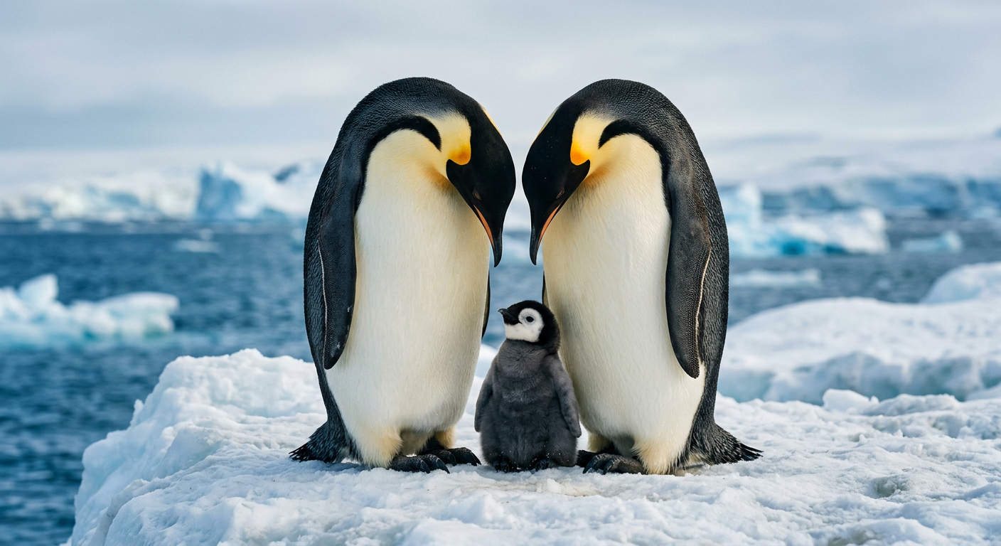 Penguin family